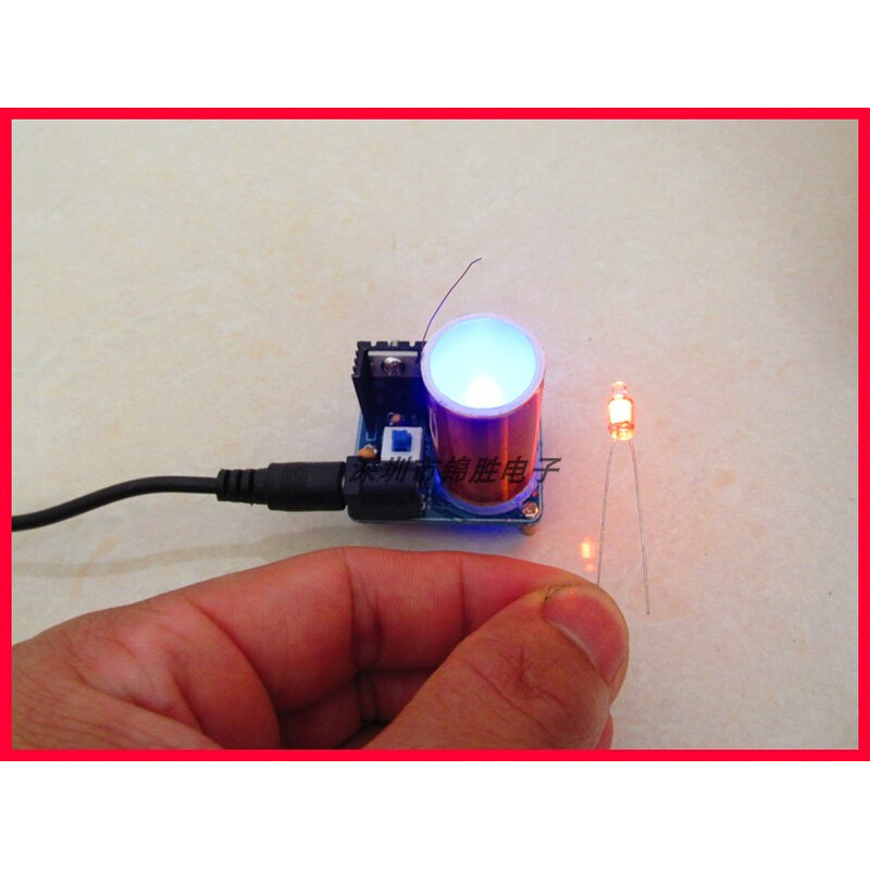 bd243迷你特斯拉线圈套件 魔术道具diy散件隔空点灯 科技电子制作