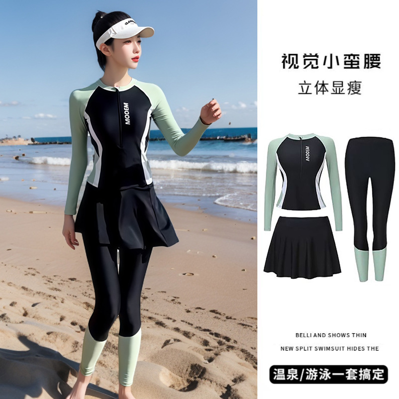 大码泳衣女2025新款微胖mm防晒