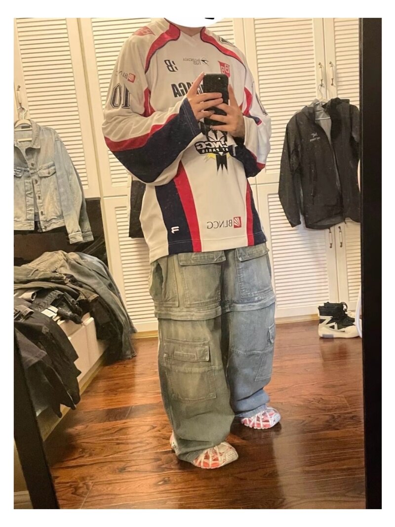 Parisian Cargo Detachable Jeans: Your New Go-To Style Essential! - Product image 4