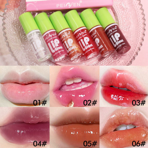 跨境佩妮芬唇釉套装批发唇蜜唇彩口红镜面水雾不粘杯lipgloss外贸