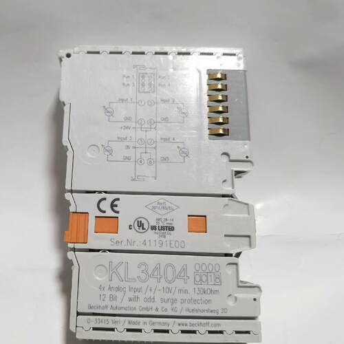 KL3404-0018 倍福工控模块 加强型量输入议价维修