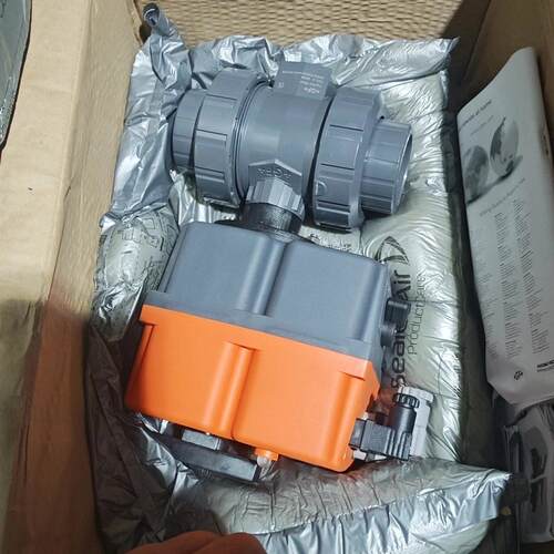 GF电动阀 工业管路流体控制开关阀门议价维修