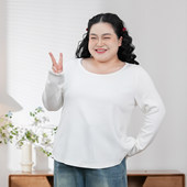 胖mm春季 大码 上新基础气质百搭垂感圆领打底T恤2013 福饮沸别