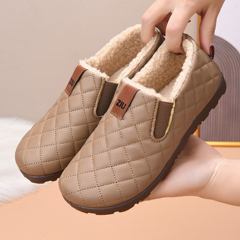 冬季新款加绒毛毛鞋女老北京布鞋女防滑保暖软底时尚平底豆豆棉鞋,女鞋,棉鞋,淘宝优惠券,粉丝福利购,淘宝优惠卷