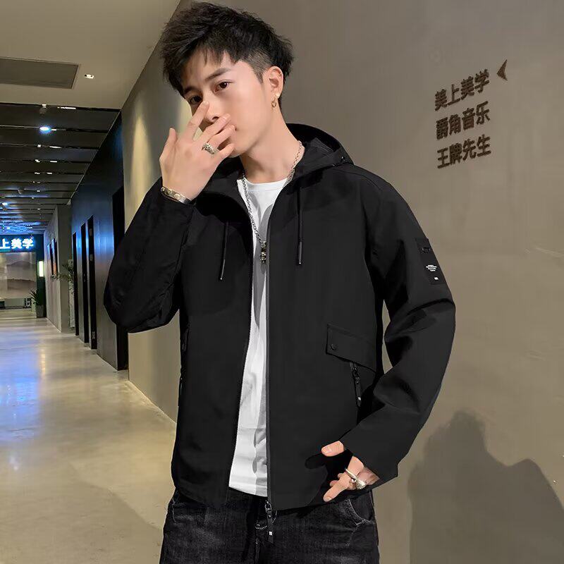 2026新款男士外套春季韩版潮流学生春装春秋衣服潮牌工装夹克男装