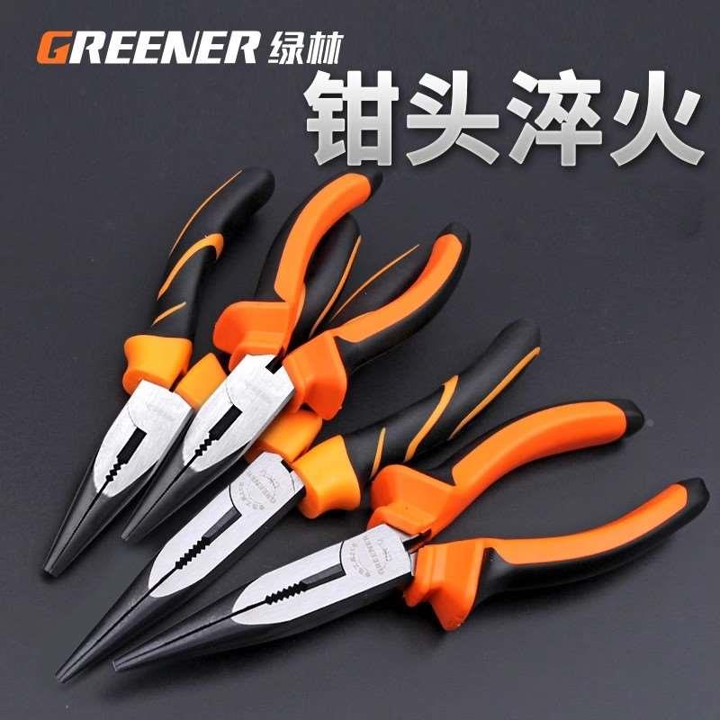 尖嘴钳子多功能万用电工钳子大全尖嘴钳万用特种6寸8寸工具
