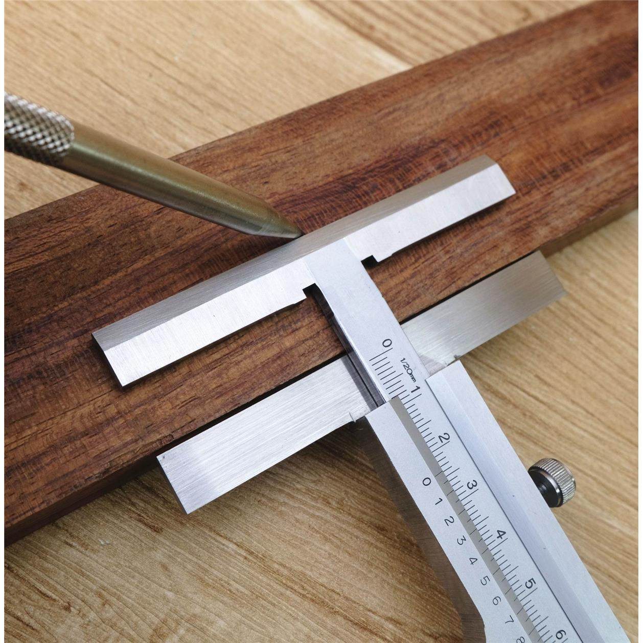 日本松井精密Scriber Gauge平头尺画线燕尾榫尺 带划针KM150 300