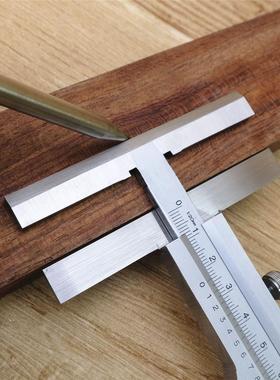 日本松井精密Scriber Gauge平头尺画线燕尾榫尺 带划针KM150 300