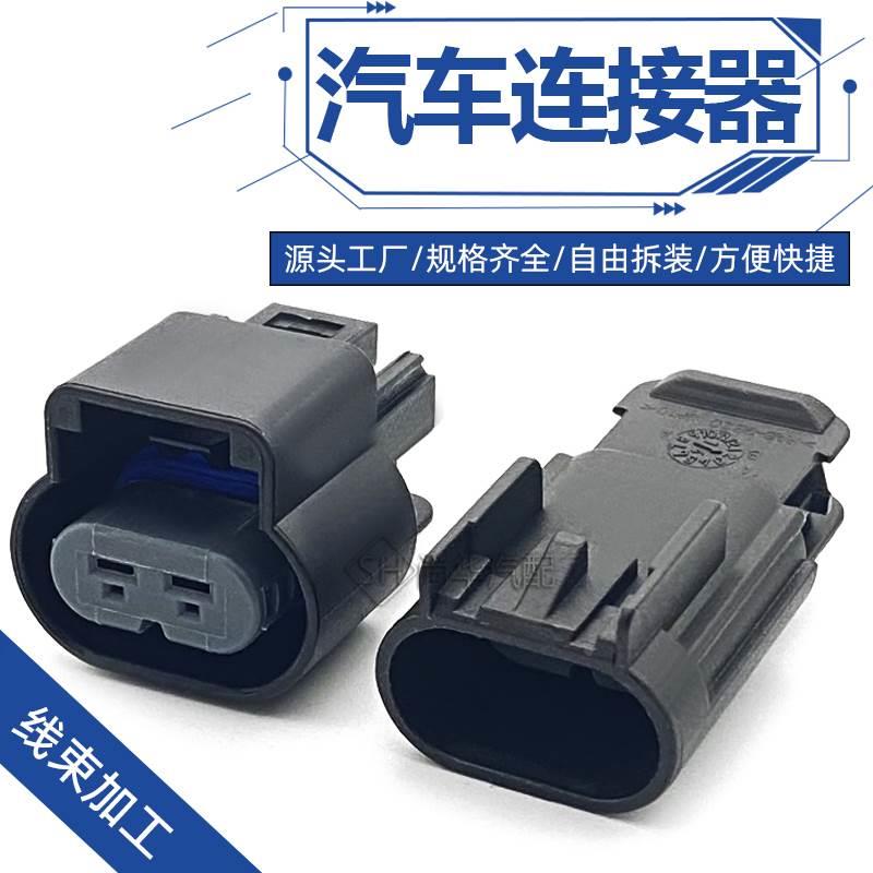 2孔P德尔福型汽车防水连接器15326678 15326679汽车油泵线束插头