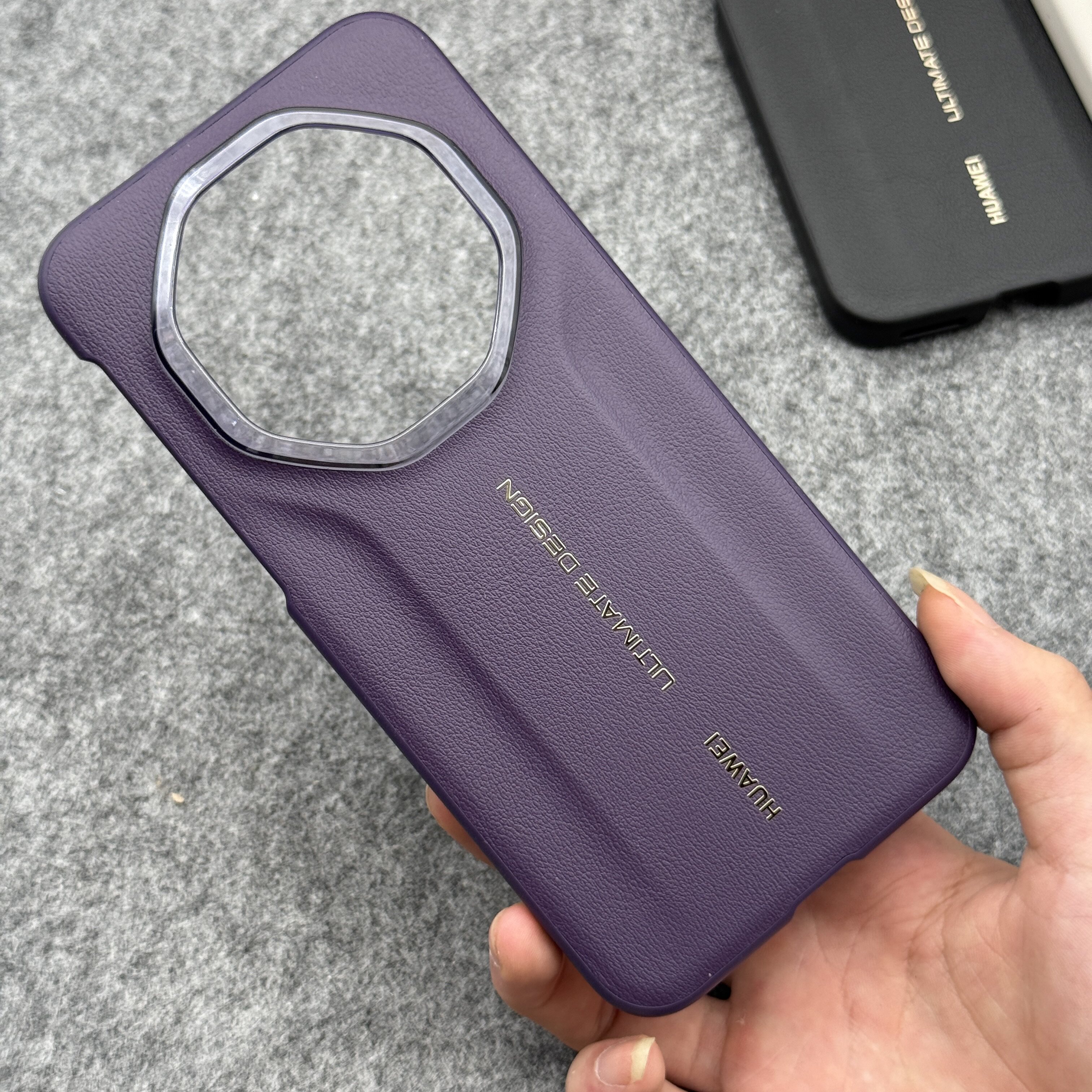 适用华为mate80rs非凡大师手机壳原装保时捷新款星钻手机套翻盖真皮智能视窗80rs原厂超薄无边框全包原配外壳