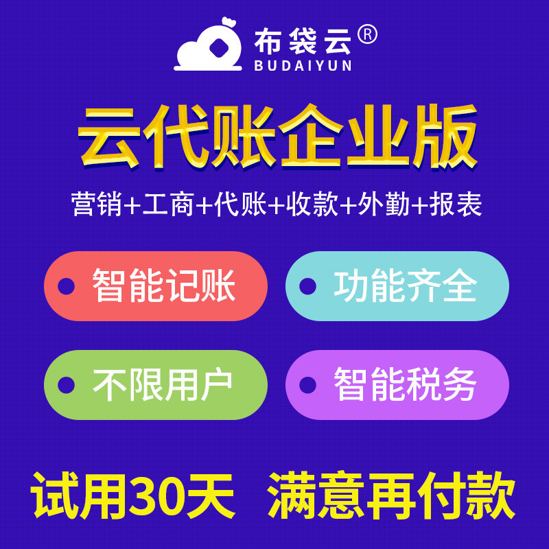 布袋云智能代账代账软件功能齐全