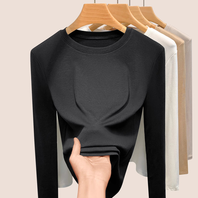 儿童莫代尔打底衫半高领女童内搭