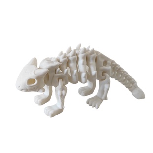 3D打印甲龙骨骼恐龙骨架模型玩具关节可动摆件仿真动物玩偶手办