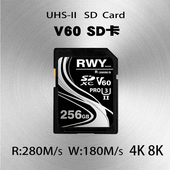 适用索尼SD卡V60单反相机ZV A7M4内存卡存储卡尼康z7佳能富士