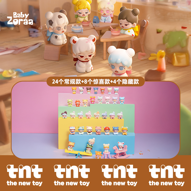 【tnt】Zoraa小小幼稚园系列mi萌粒盲盒手办新品首发