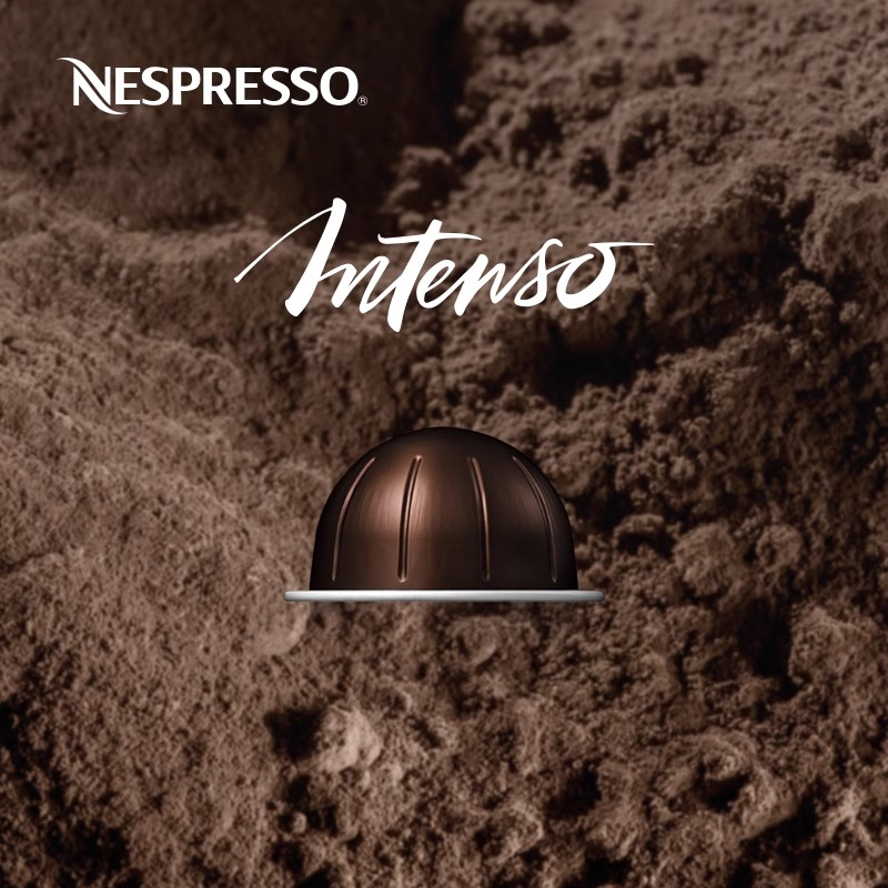 NESPRESSO奈斯派索胶囊咖啡 Vertuo浓烈咖啡浓缩黑咖啡深烘10颗装