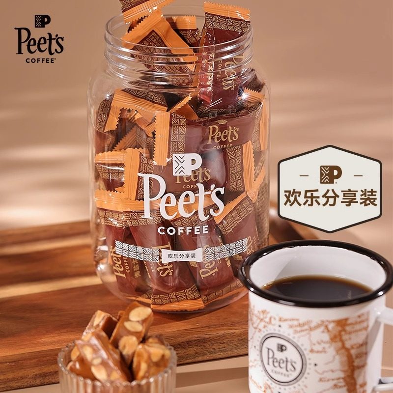 Peets皮爷咖啡海盐太妃糖伯爵糖扁桃仁焦糖分享装办公室休闲零食,零食/坚果/特产,焦糖/太妃糖,淘宝优惠券,粉丝福利购,淘宝优惠卷