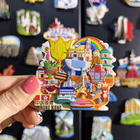 3D stereoscopic fridge magnets from all over the world, city travel, European countries, and creative souvenirs for tourism thumbnail 2