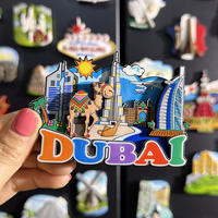 3D stereoscopic fridge magnets from all over the world, city travel, European countries, and creative souvenirs for tourism thumbnail 8