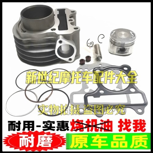 适用钱江缤悦踏板摩托车QJ100T-17B-17C-17D-8D-8G套缸活塞环气缸