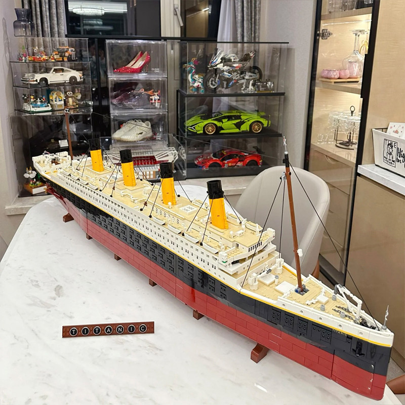 泰坦尼克号拼装积木玩具男孩礼物益智拼图高难度建筑模型2025新款,玩具/童车/益智/积木/模型,普通塑料积木,淘宝优惠券,粉丝福利购,淘宝优惠卷