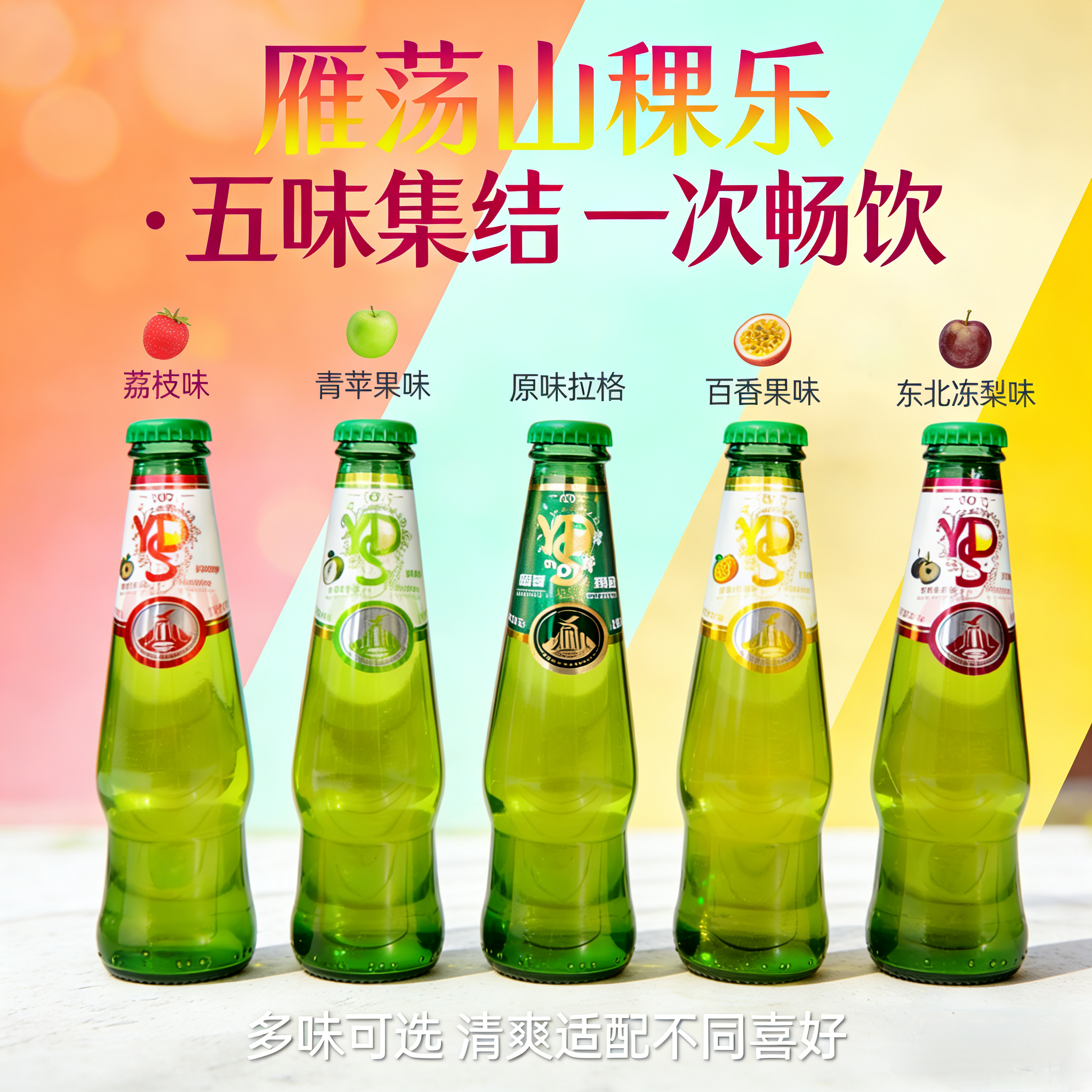 网红爆款雁荡山稞乐啤酒拉格果味，小瓶啤酒酒吧酒馆KTV热销