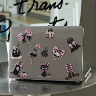 mac电脑壳华为matebook透明保护壳 可爱万圣macbook笔记本保护壳 微软保护壳macbook壳 新