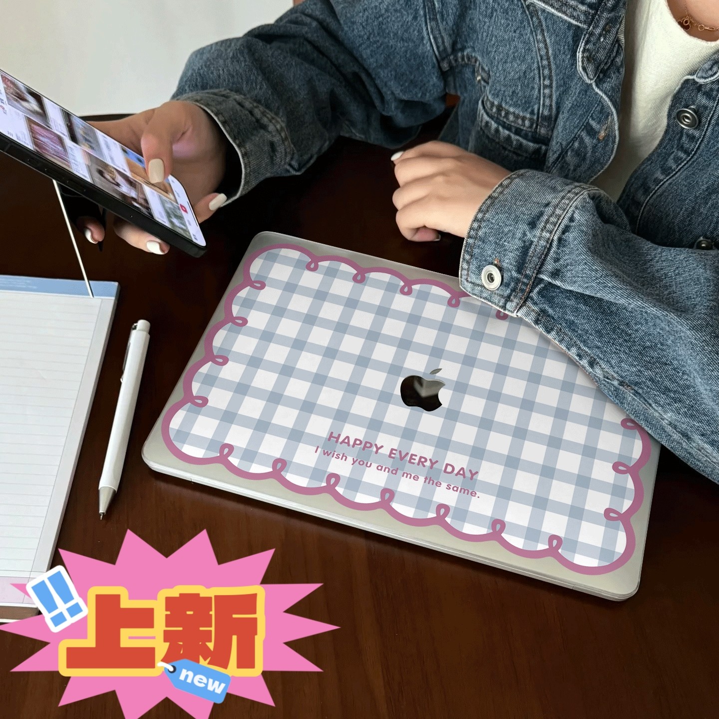 M[格仔]macbook笔记本保护壳/华为电脑保护壳新款macpro/air壳子/mac电脑保护套微软笔记本保护壳清新壳