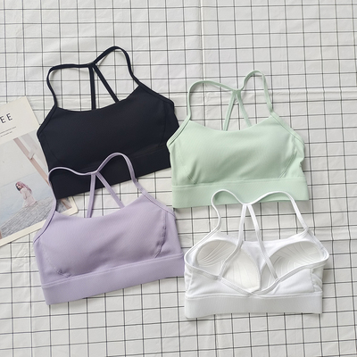 一体式美背防震运动内衣速干