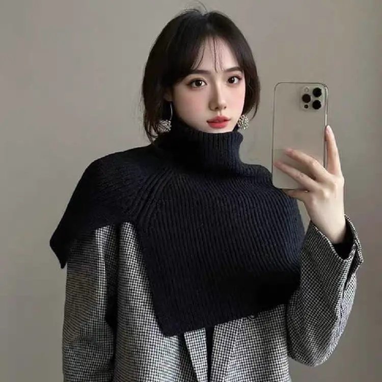 2026韩系套头高领围脖女冬季外搭保暖针织围巾护脖假领子披肩斗篷,服饰配件/皮带/帽子/围巾,围巾/丝巾/披肩,淘宝优惠券,粉丝福利购,淘宝优惠卷