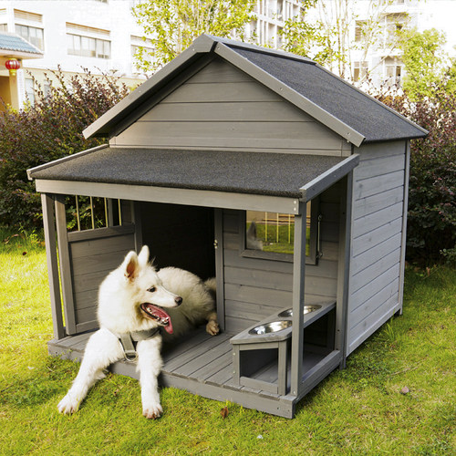 冬季保暖大型犬室外狗屋
