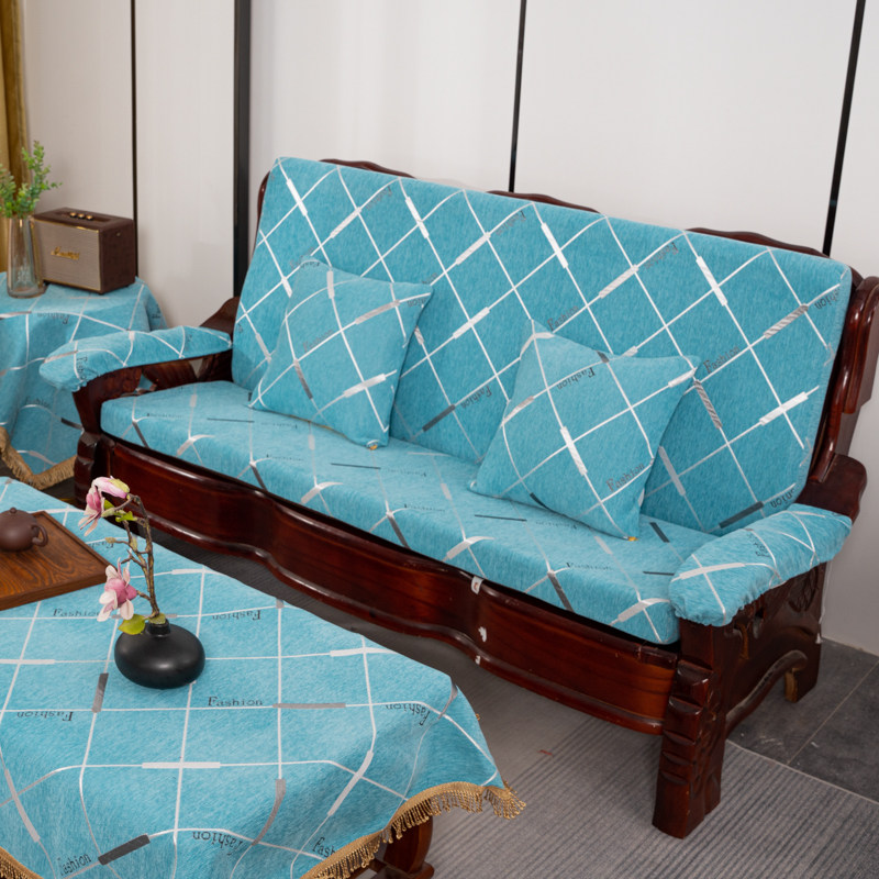 椅子坐垫四季2024新款高密度海绵椅垫坐垫靠背一体红木实木沙发垫