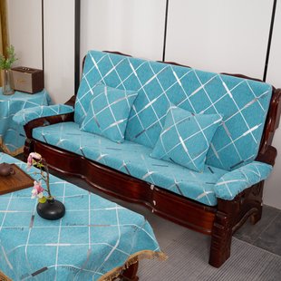 椅子坐垫四季2024新款高密度海绵椅垫坐垫靠背一体红木实木沙发垫