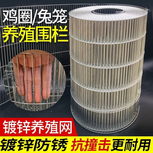 镀锌铁丝网镀锌钢丝网鸡笼兔子笼鸡鸭围栏网做鸟笼鸽子笼封窗防护