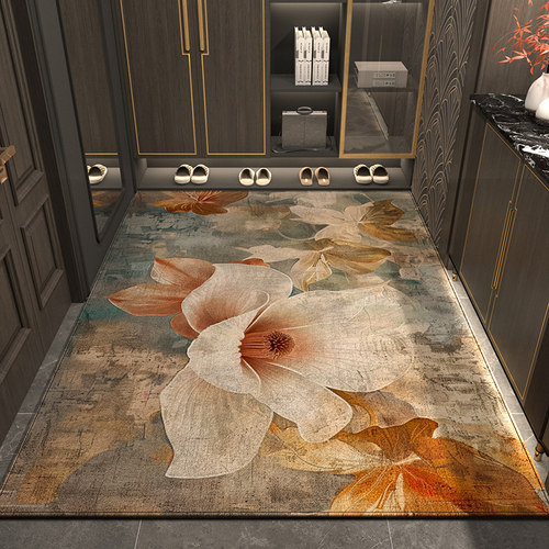 轻奢入户门地垫防滑进门门垫定制玄关脚垫家用地毯客厅大门口垫子