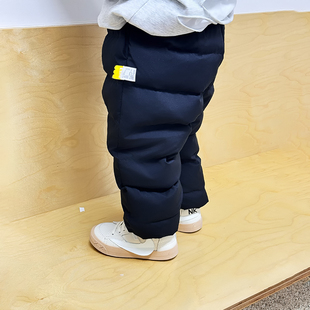 若宿/麦克小乖/UCUB 95白鸭绒羽绒裤男女童加厚保暖裤儿童裤子