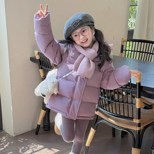 若宿/麦克小乖/UCUB95白鸭绒冬季加厚连帽羽绒服男女童加绒羽绒服