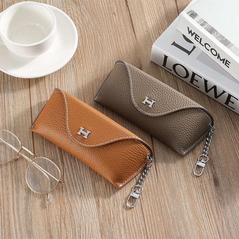 真皮质感抗压眼镜包便携式墨镜盒