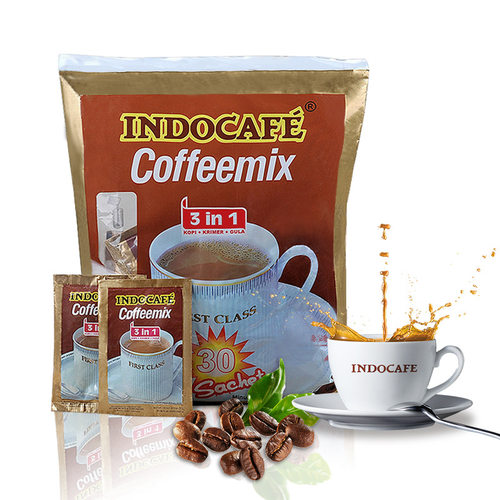 印尼进口咖啡INDOCAFE迎乐经典原味600克速溶咖啡粉