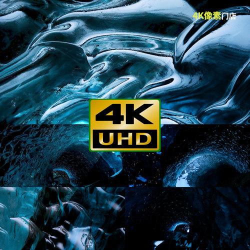 50-4K视频素材-冰川光寒冷温度北冰洋海洋风景旅游水泻湖冰岛冬