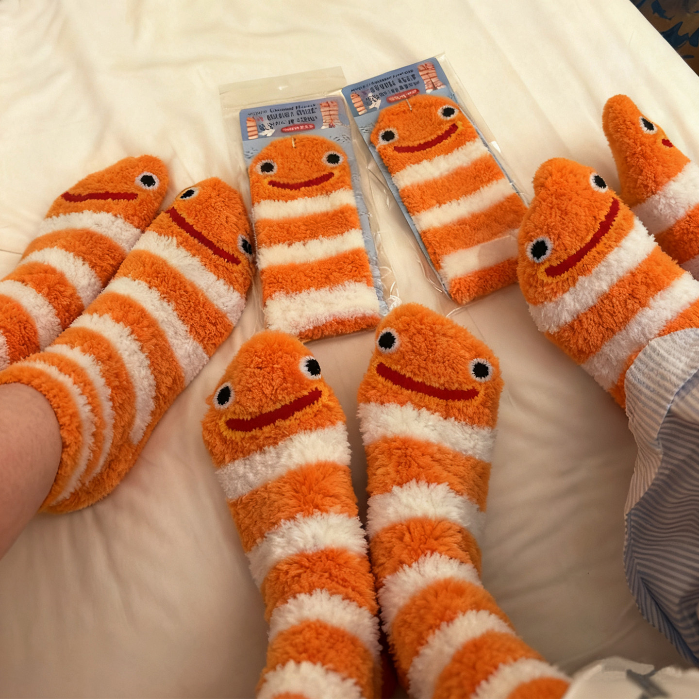 毛绒袜子亲子地板袜月子袜女纯棉