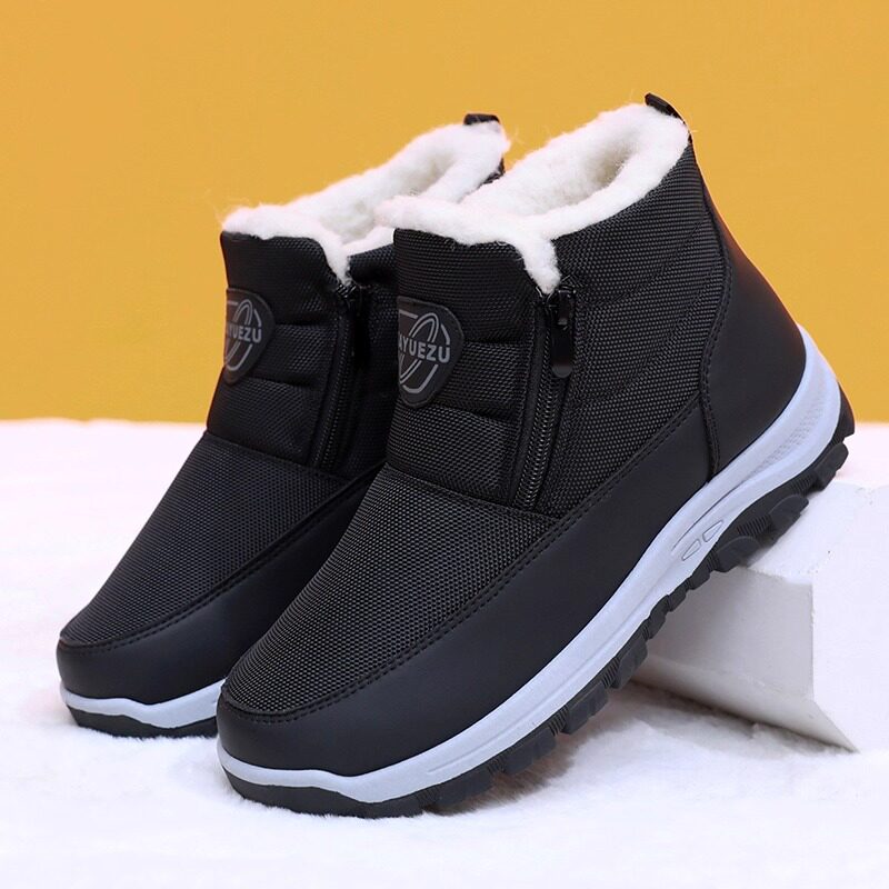 踏月族2025老北京棉鞋冬新款加绒加厚雪地靴防滑保暖一脚蹬爸爸鞋,流行男鞋,时尚雪地靴,淘宝优惠券,粉丝福利购,淘宝优惠卷