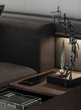 人物雕塑卧室装饰品欧式床头柜