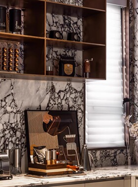 餐厅厨房咖啡豆面包机软装摆件