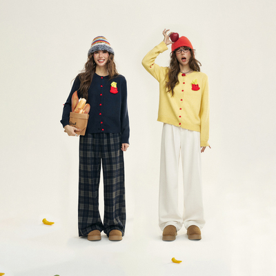 【所有姐姐的衣橱直播间】IHDXD 薯条毛衣/格纹休闲裤