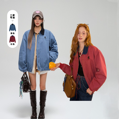 【清仓特惠】IHDXD撞色棒球服外套女2026年秋季百搭短款长袖外套