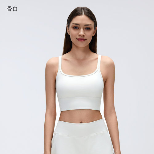 夏季背心式交叉防震跑步运动文胸