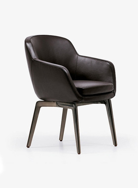 Belt餐椅北欧客厅现代简约高级感棉麻不锈钢靠背单人椅2025新款