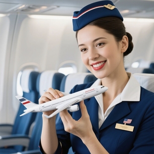 16CM合金仿真飞机模型空客320波音787飞机大全外国机型国际航班