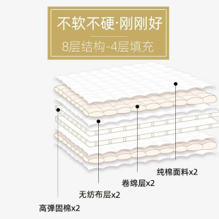 打地铺 可折叠垫子日式 榻榻米睡垫加厚 榻榻米床垫